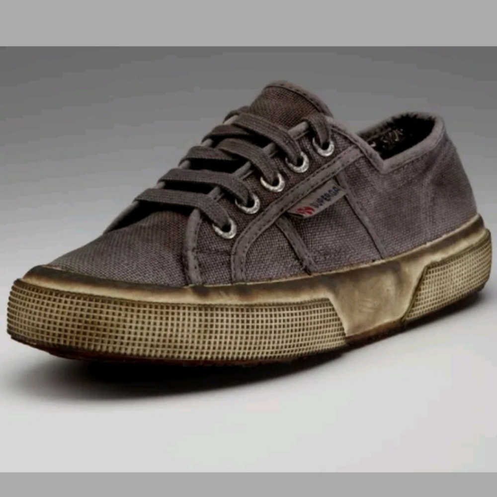 Superga Sneakers Distressed Oiled Boys Girls 10.5